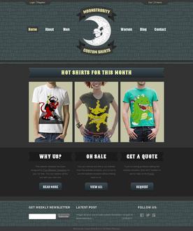 Custom Shirt Web Template
