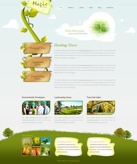 Magic Tree Website Template